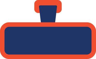 19 - Rear View Mirror Color Icon vector
