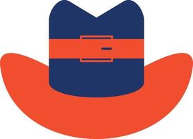 Cowboy Hat Color Icon vector