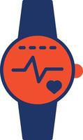 icono de color de reloj inteligente vector