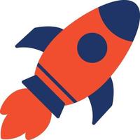 Spaceship Color Icon vector