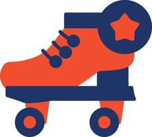 Roller Skates Color Icon vector