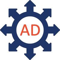 Advertising Submission Color Icon vector