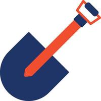 Shovel Color Icon vector