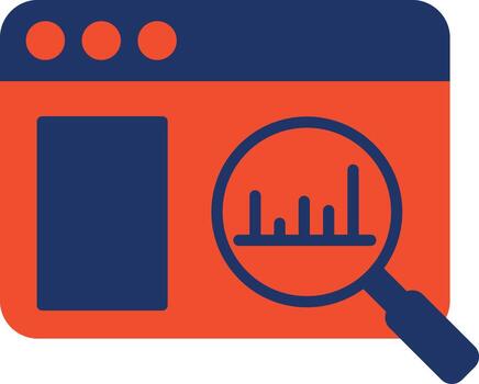 Web Search Color Icon vector