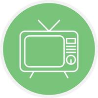 Tv Line Circle vector