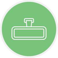 19 - Rear View Mirror Line Circle vector