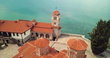 monastère de saint naum, monastère orthodoxe oriental en macédoine du nord video