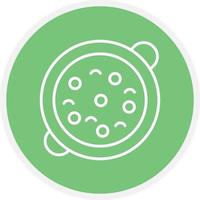 Paella Line Circle vector