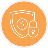 Security Line Circle vector