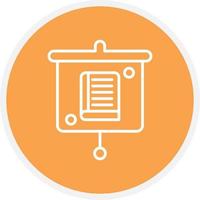 Education Presentation Line Circle vector