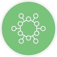 Atom Structure Line Circle vector