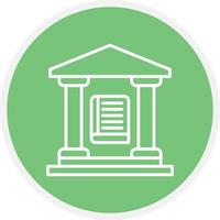 Library Line Circle vector