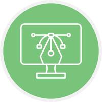 Graphic Design Line Circle vector