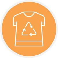 Shirt Line Circle vector