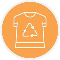 Shirt Line Circle vector