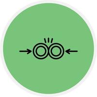 Collision Line Circle vector