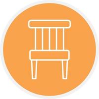 Chair Line Circle vector