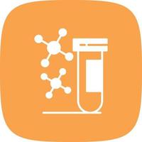 Chemistry Glyph Round Corner vector