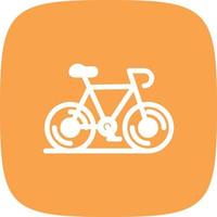 Bicycle Glyph Round Corner vector