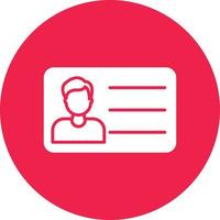 V Card Glyph Circle Multicolor vector