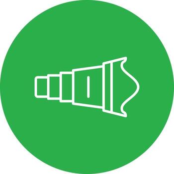 Camera Line Circle Multicolor vector