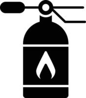 Fire Extinguisher Glyph Icon vector