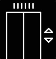 Elevator Glyph Icon vector