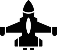 Jet Glyph Icon vector