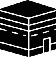 Kaaba Glyph Icon vector