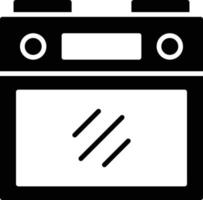 Stove Glyph Icon vector