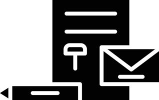 Branding Glyph Icon vector