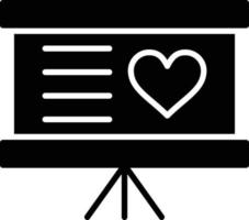 Teaching Glyph Icon vector
