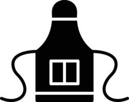Apron Glyph Icon vector