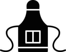 Apron Glyph Icon vector