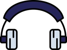 Headphone Glyph Icon vector