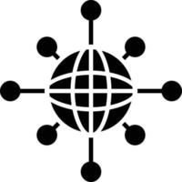 Connectivity Glyph Icon vector