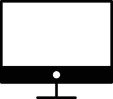 Monitor Glyph Icon vector