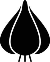 Garlic Glyph Icon vector