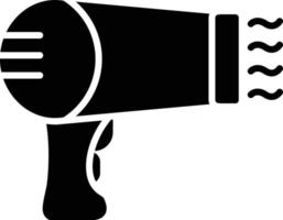 Hair Dryer Glyph Icon vector