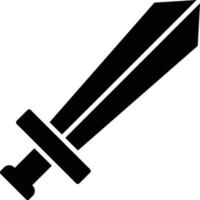 Sword Glyph Icon vector