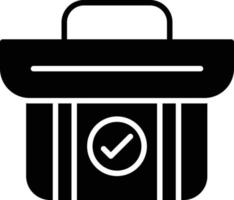 Job Glyph Icon vector