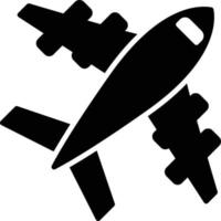 Aeroplane Glyph Icon vector