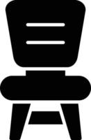 Chair Glyph Icon vector