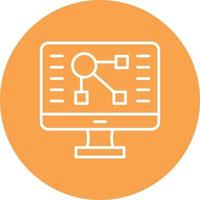 Workflow Line Circle Multicolor vector
