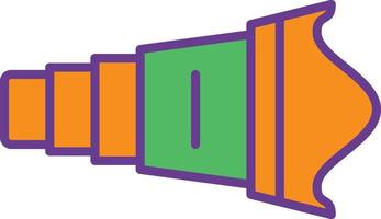 Camera Line Multicolor vector