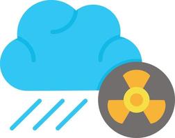 Acid Rain Flat Icon vector