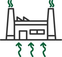 Geothermal Energy Line Two Color vector