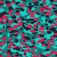 fondo de patrón de estilo camo digital de colores brillantes vector