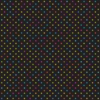 cute polka dot pattern in rainbow colours vector