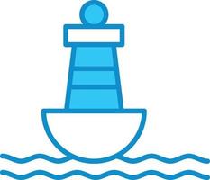 Buoy Flat Circle vector